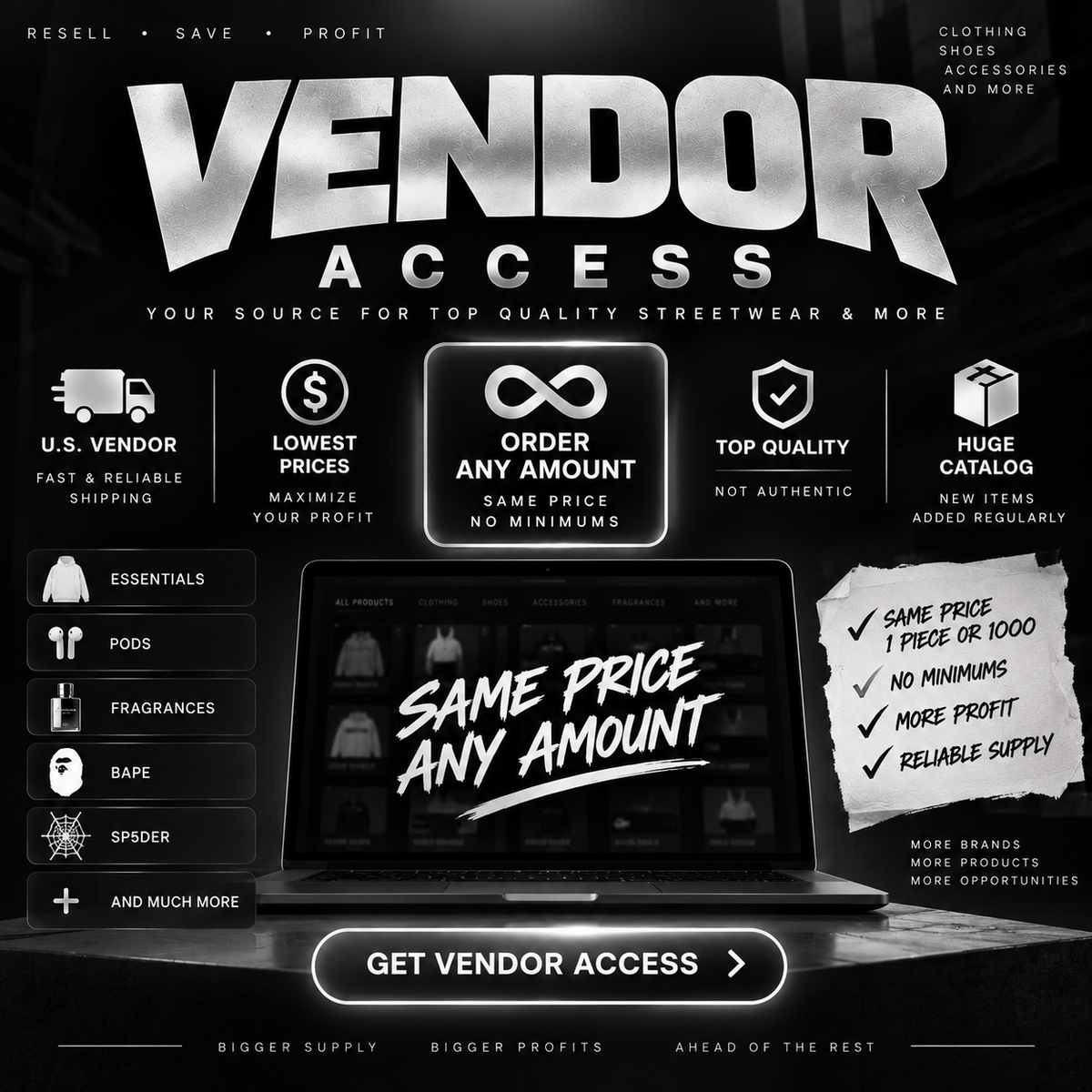 FULL VENDOR ACCESS